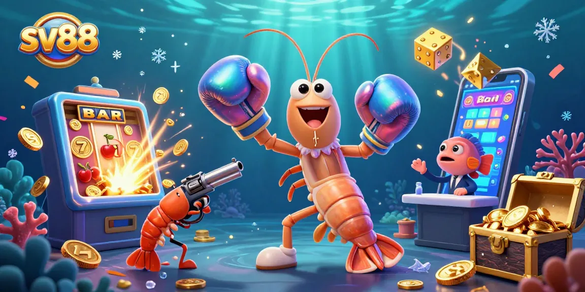 Spin the reels at sv88 with vibrant characters and dynamic casino elements, showcasing an action-packed gaming experience.