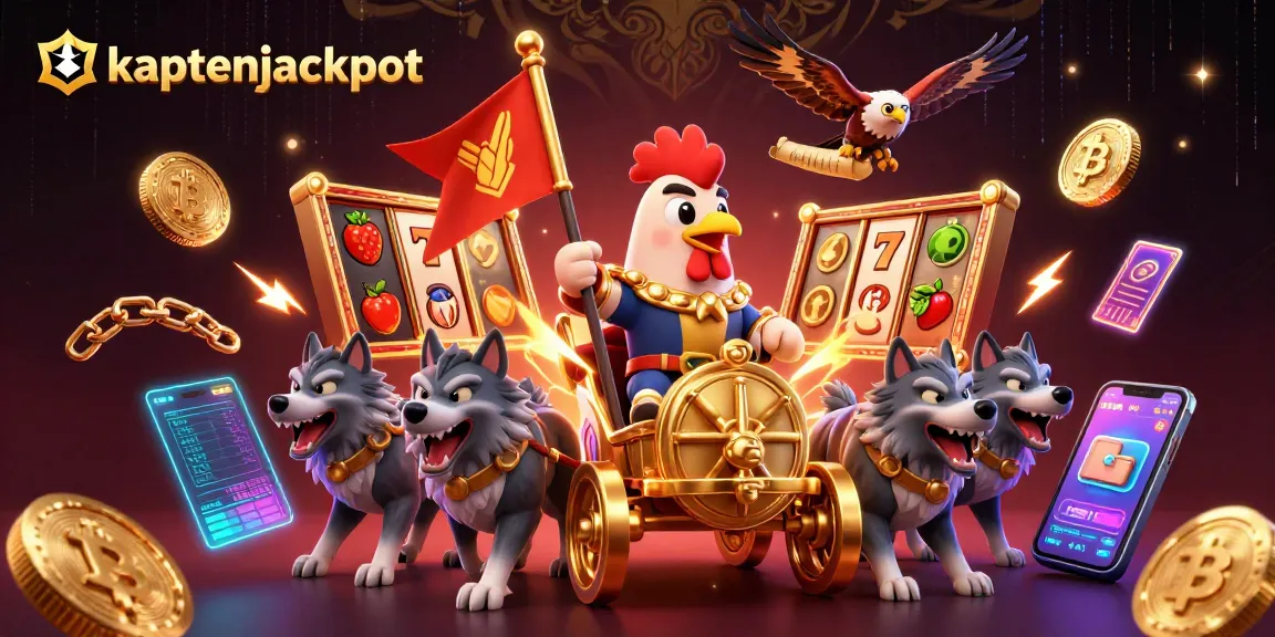 Experience big wins with kaptenjackpot in a vibrant 3D casino scene full of excitement.
