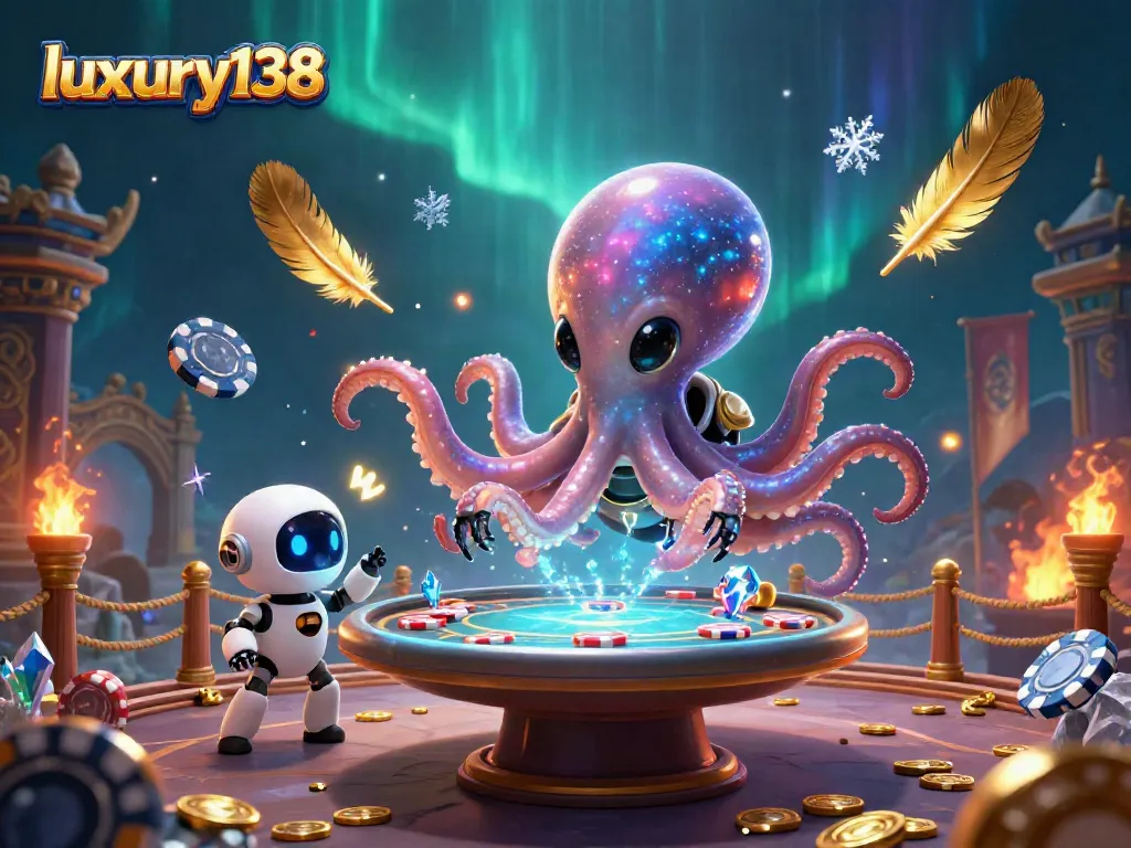 Join the excitement at luxury138 with a thrilling holographic poker battle in space!