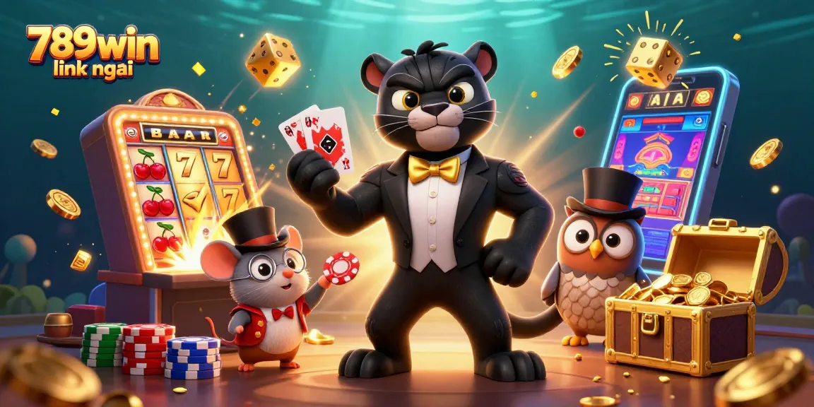 Experience thrilling gameplay with 789win link mới in this vibrant casino illustration.