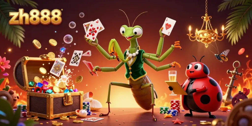 Experience thrilling gameplay with the zh888 game featuring unique characters and vibrant casino elements.