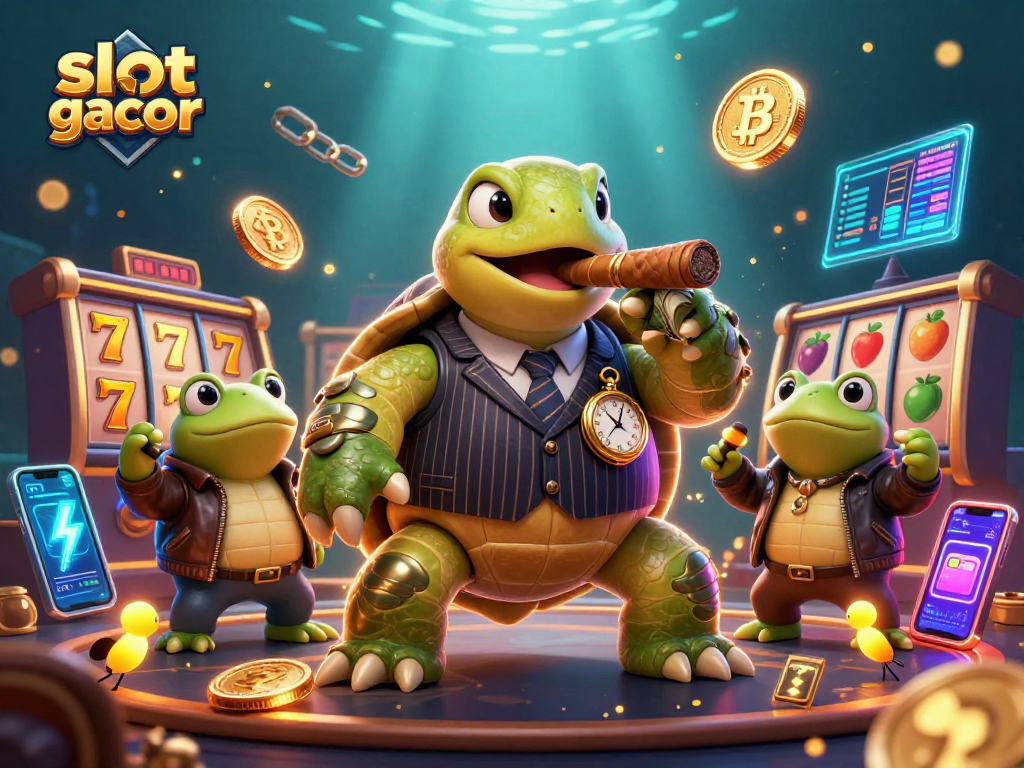 Experience the excitement of slot gacor 777 with engaging 3D characters and vibrant casino elements.