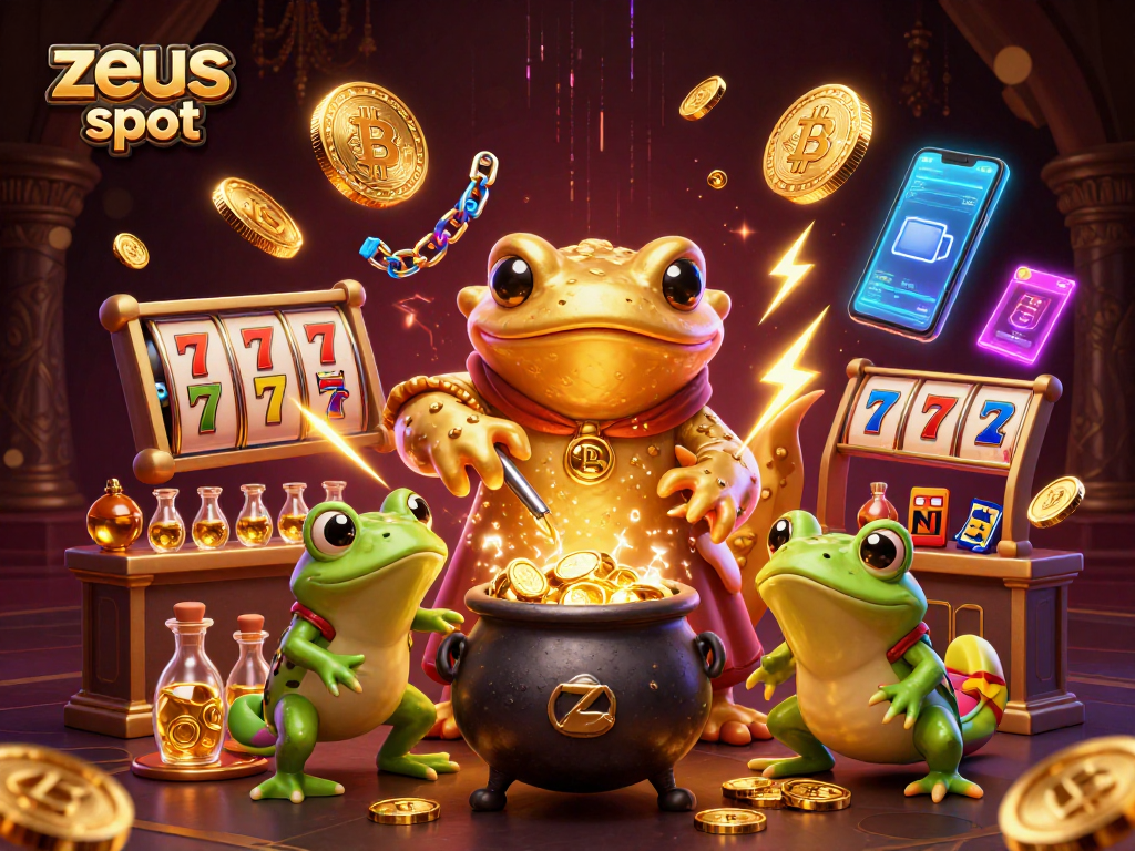 Experience the excitement of zeus slot as gold coins and jackpots fill the scene in vibrant 3D.