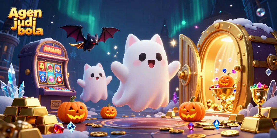 Engage with agen judi bola strategy through thrilling 3D cartoon action in a haunted casino.