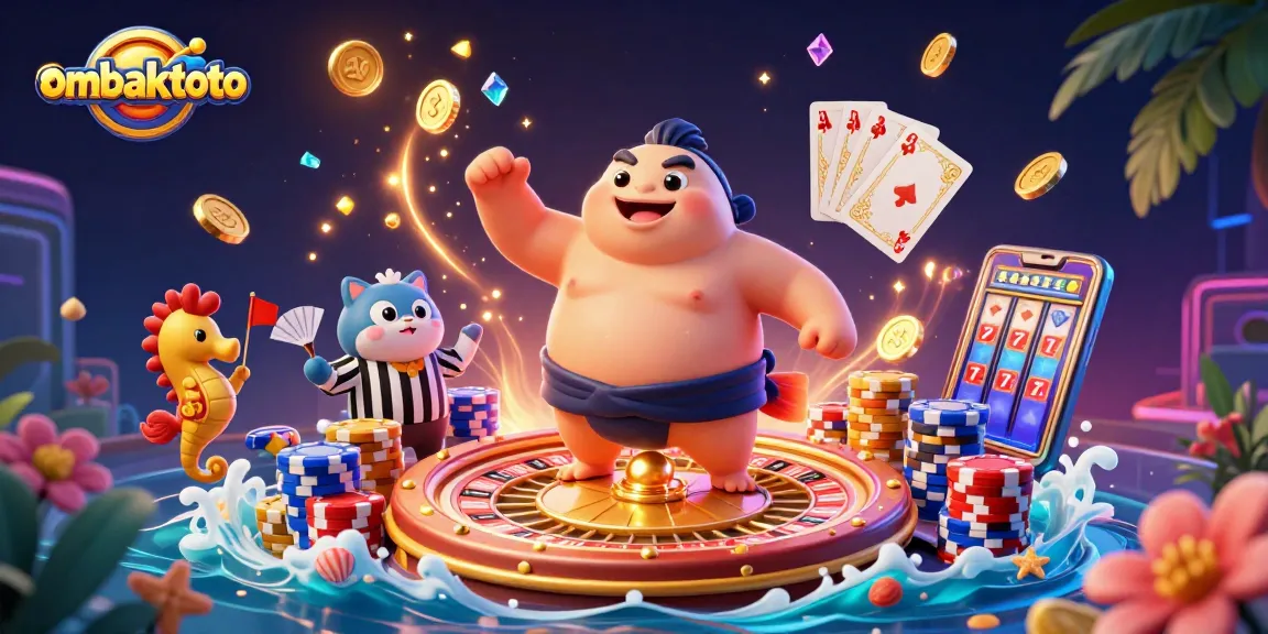 Experience ombaktoto's thrilling casino vibes with vibrant characters and dynamic gaming elements.