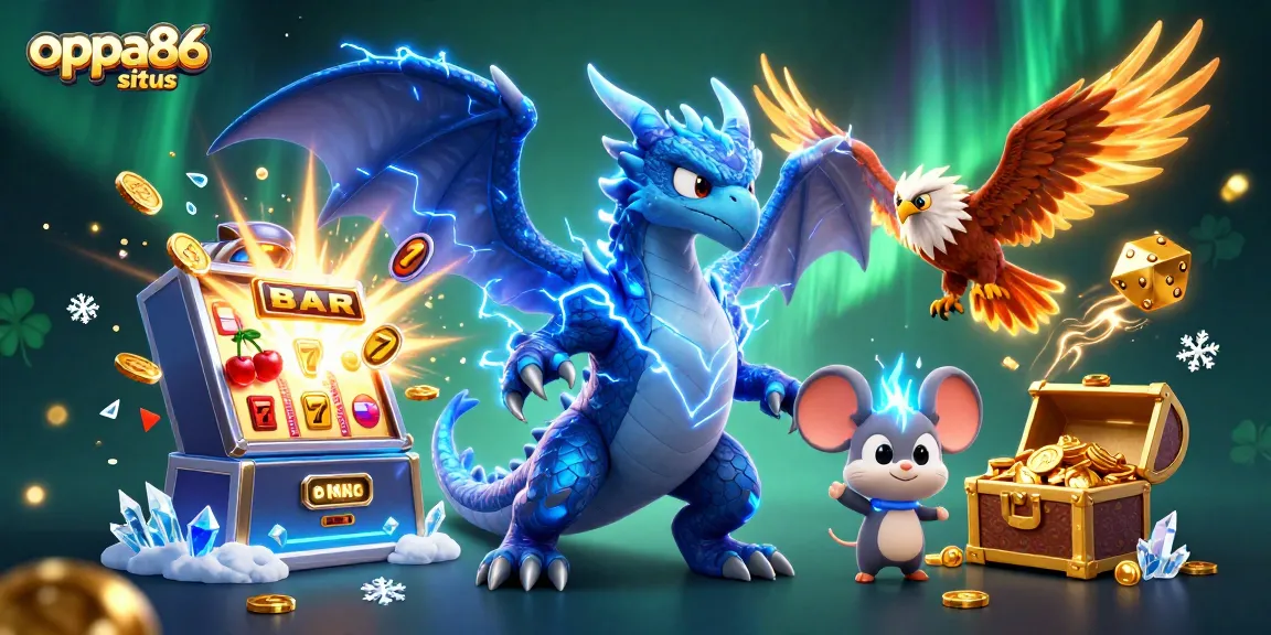 Play big on oppa86 situs with a thrilling 3D slot adventure featuring dynamic casino symbols and vibrant characters!