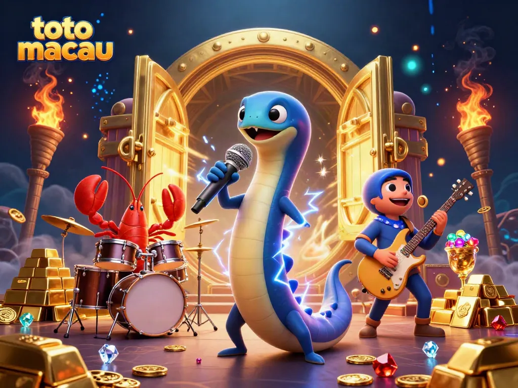Menampilkan toto macau, penampilan DJ ikan belut dan band di panggung kasino bawah air.