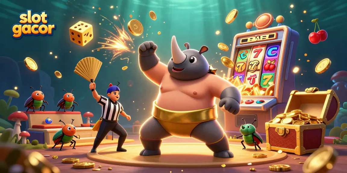 Permainan slot gacor dengan karakter unik dan suasana kasino yang menggembirakan.