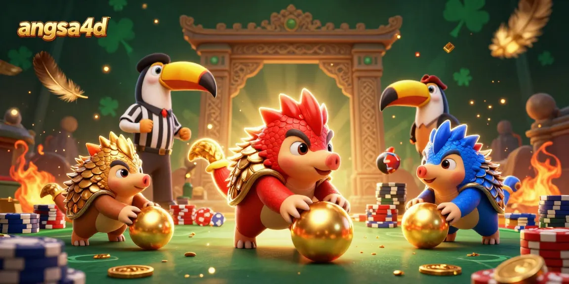 Experience unlimited wins with angsa4d in this vibrant and dynamic 3D casino scene.