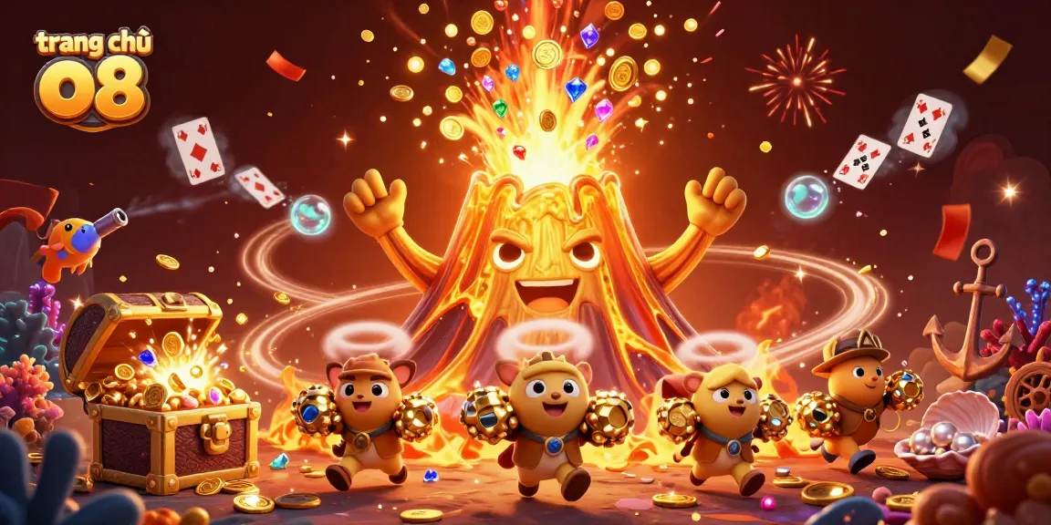 Experience thrilling jackpots at trang chủ o8, where golden volcanos erupt with treasure!