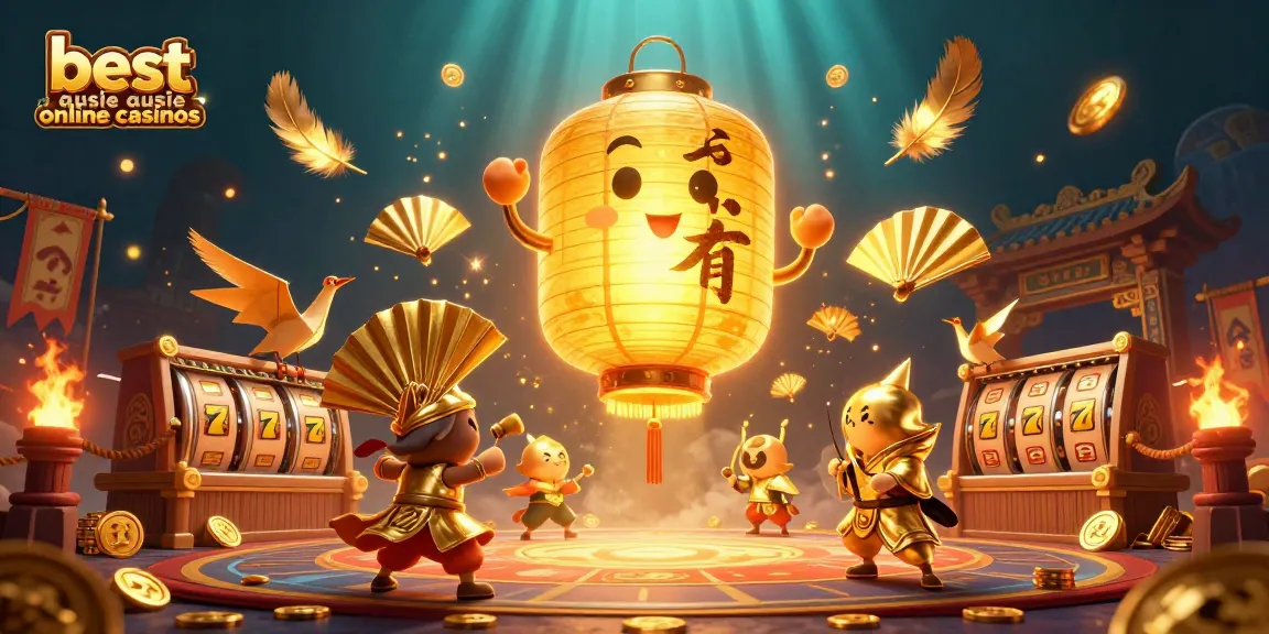 Experience excitement at the best aussie online casinos with golden lanterns, warriors, and more in immersive 3D.