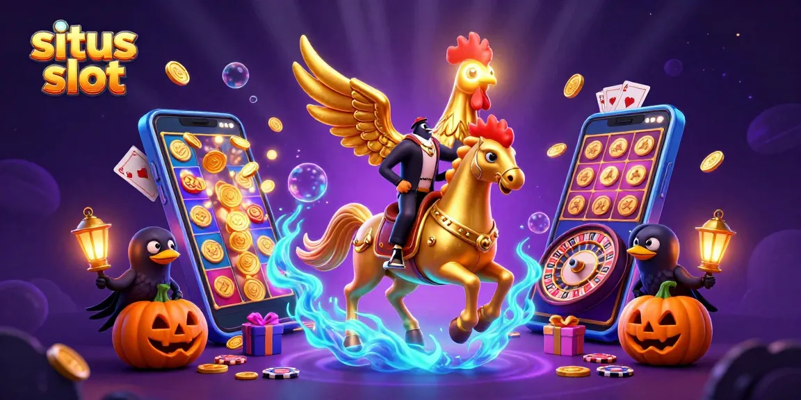 Menggabungkan situs slot dengan karakter unik dalam permainan kasino malam yang menakjubkan.