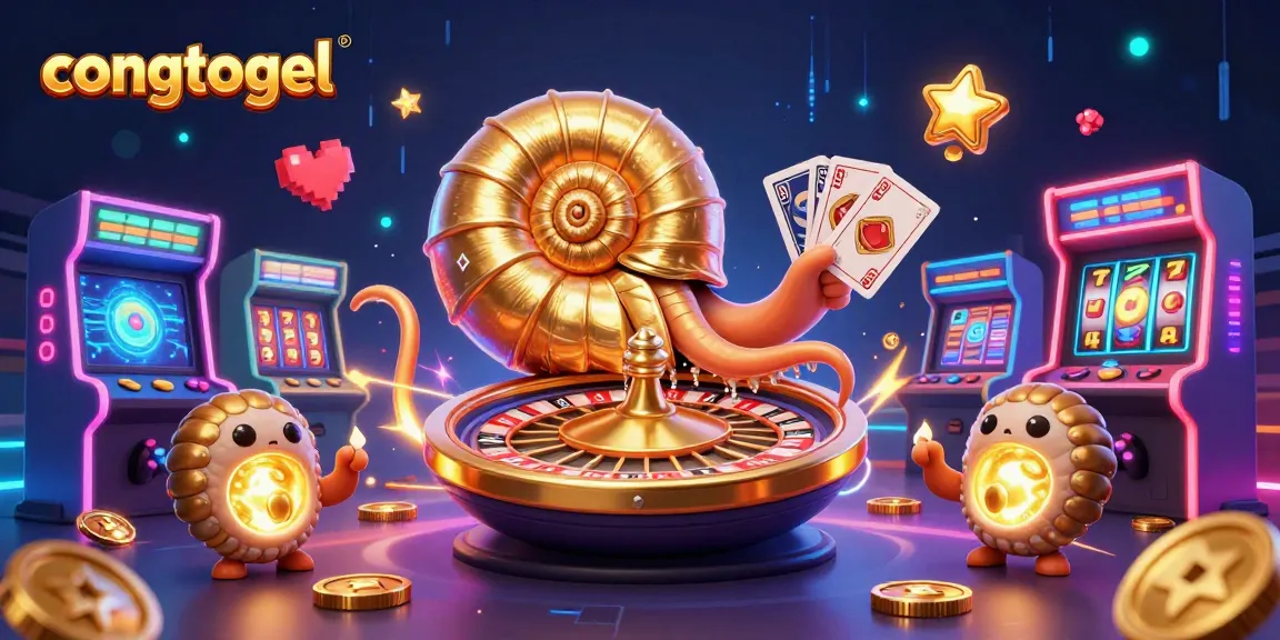Experience thrilling gameplay with congtogel's unique casino elements in vibrant, 3D artistic rendering.