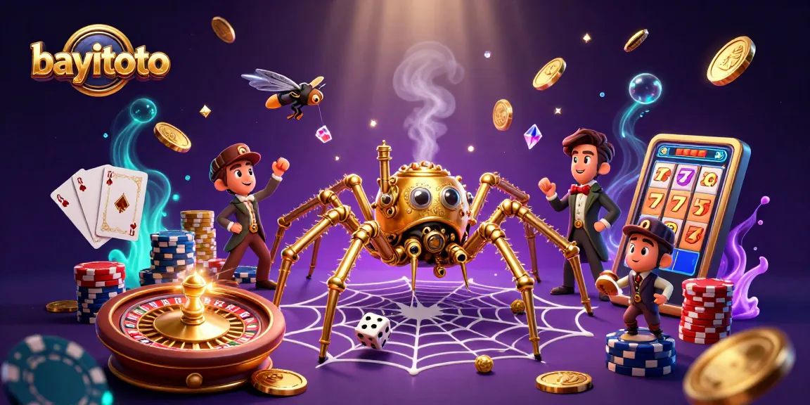 BAYITOTO offers exciting betting experiences with intertwined gaming elements in a vibrant casino scene.