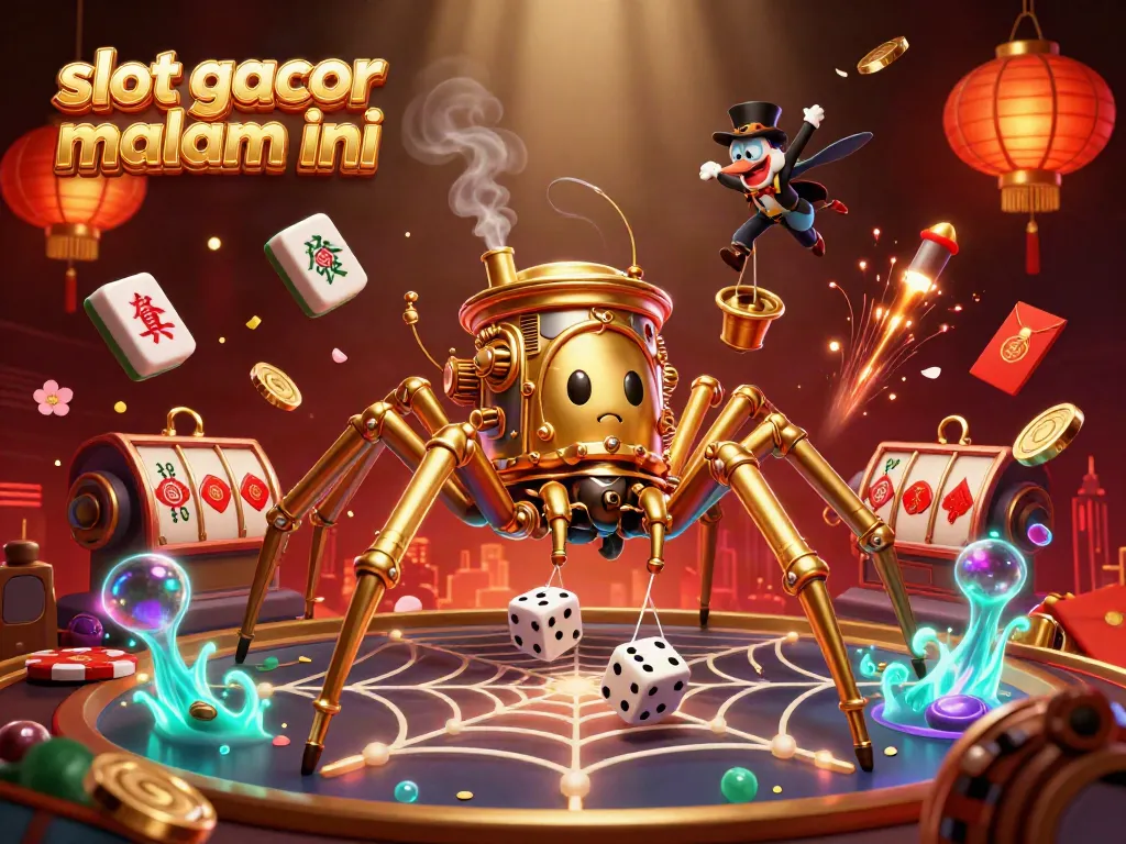 Menangkan slot gacor malam ini dengan ilustrasi 3D penuh warna yang menarik.