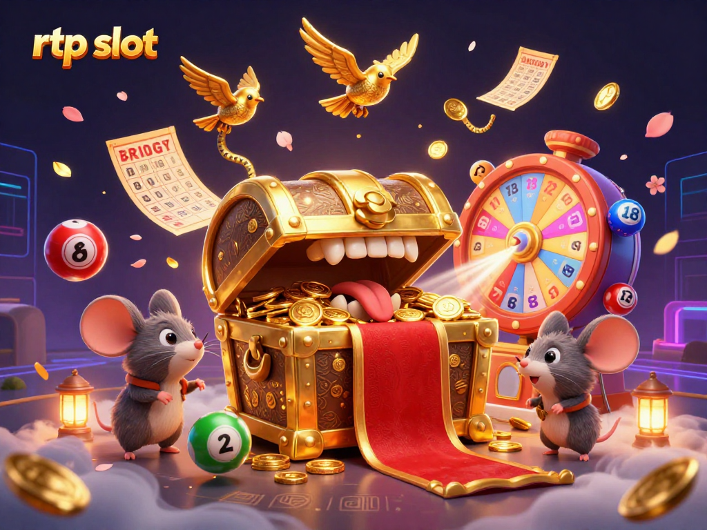 RTP slot permainan menarik dengan peti harta karun dan elemen lotere dinamis untuk menarik perhatian pemain