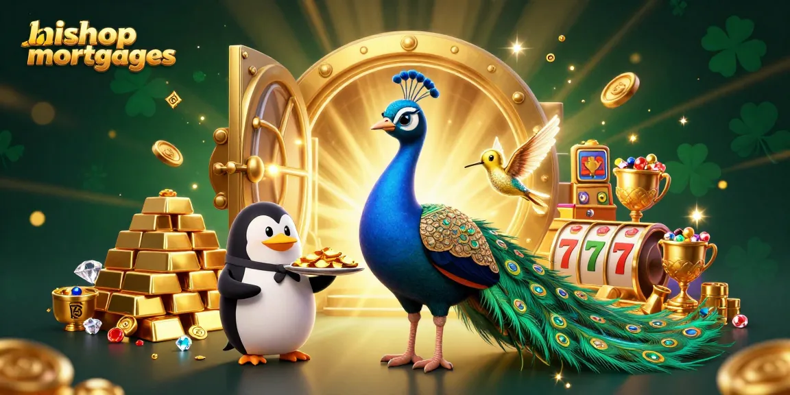 Experience exciting gameplay at bishopmortgages with a dazzling casino-themed illustration.