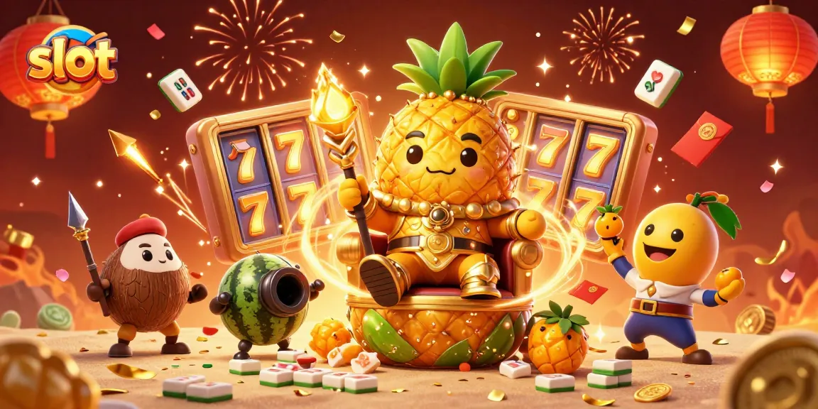 Slot gacor dengan pemimpin nanas emas dan pertunjukan permainan di tepi pantai