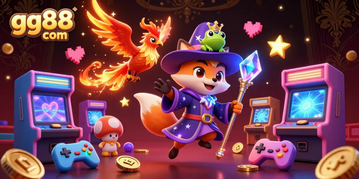 Experience dynamic gaming excitement with gg88 com's unique casino universe featuring vibrant 3D characters.