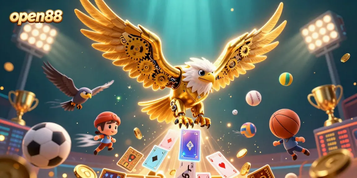 Experience thrilling gameplay at open88 with vibrant 3D casino elements and dynamic gaming action.