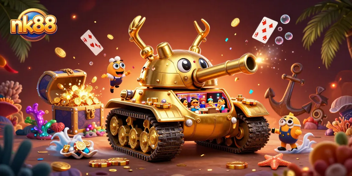 Experience exciting nk88 casino thrills within a golden beetle tank, seamlessly blending gaming and adventure.