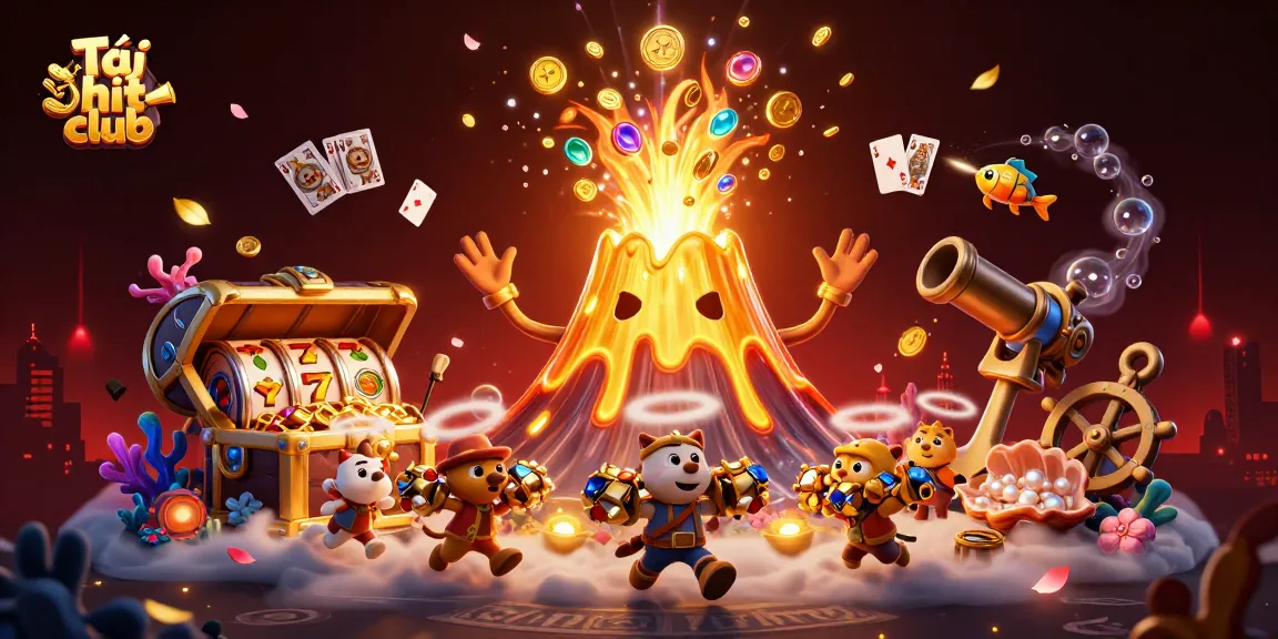 Engage with Tải hit club by experiencing the thrill of dynamic slot games with prize-filled visuals.