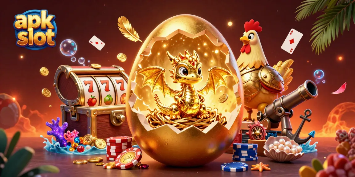 Rasakan keseruan bermain apk slot dengan ilustrasi slot yang penuh warna dan karakter menarik.