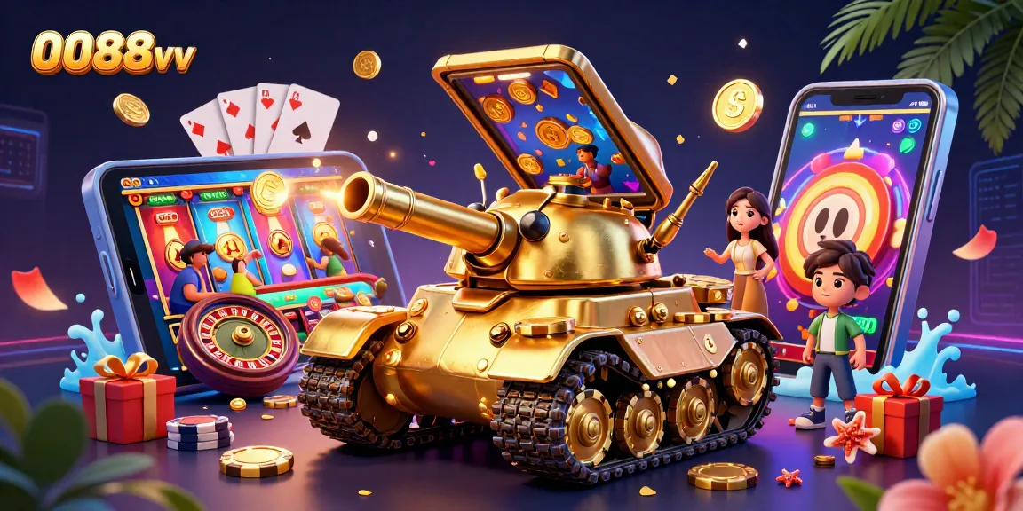 Experience thrilling action at 0088vv with vibrant casino elements and engaging gameplay.