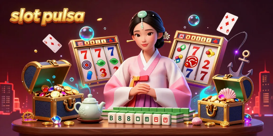 Ikuti aksi slot pulsa yang mendebarkan dengan elemen kasino yang hidup dan latar belakang tradisional.
