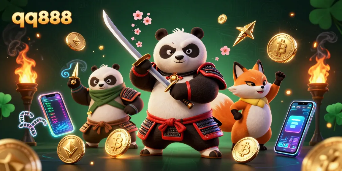 Engage in thrilling gameplay at qq888 with spirited characters and vibrant casino elements.