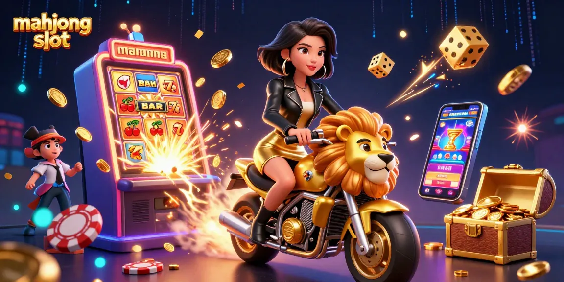Experience the excitement of mahjong slots with dynamic visuals, vibrant characters, and dazzling casino elements.
