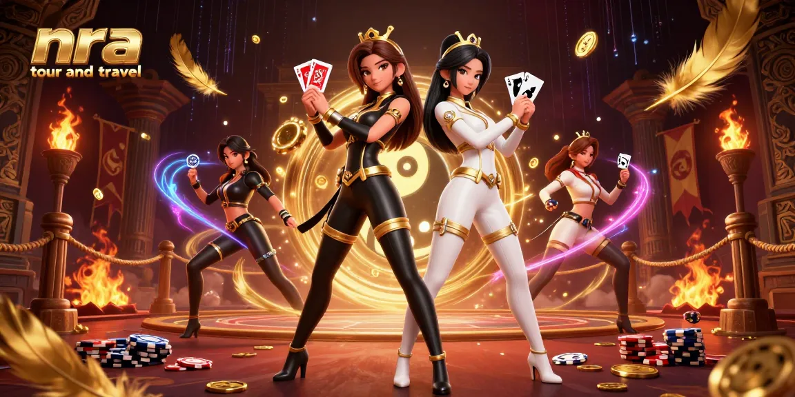 Engage in thrilling gameplay with nra tour and travel as twin Asian women showcase their skills at the casino.