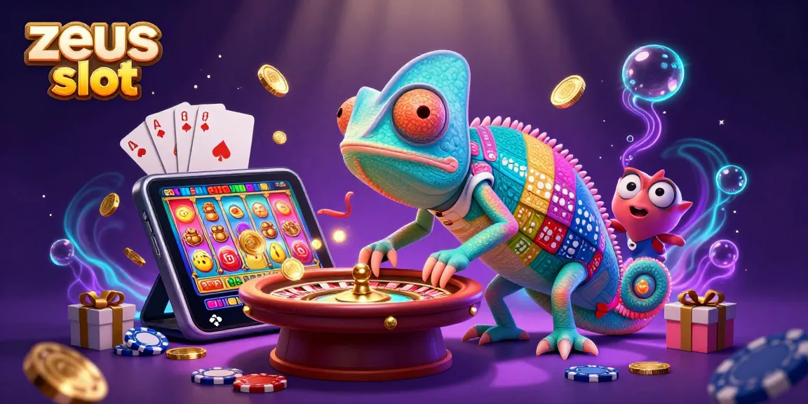 Play zeus slot with immersive graphics and dynamic gameplay elements, featuring a colorful casino scene.