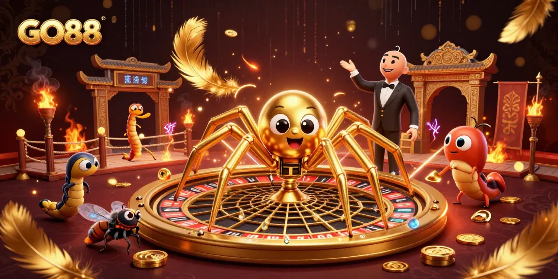 Experience thrilling gameplay at GO88 with engaging characters and vibrant casino elements in a dynamic scene.