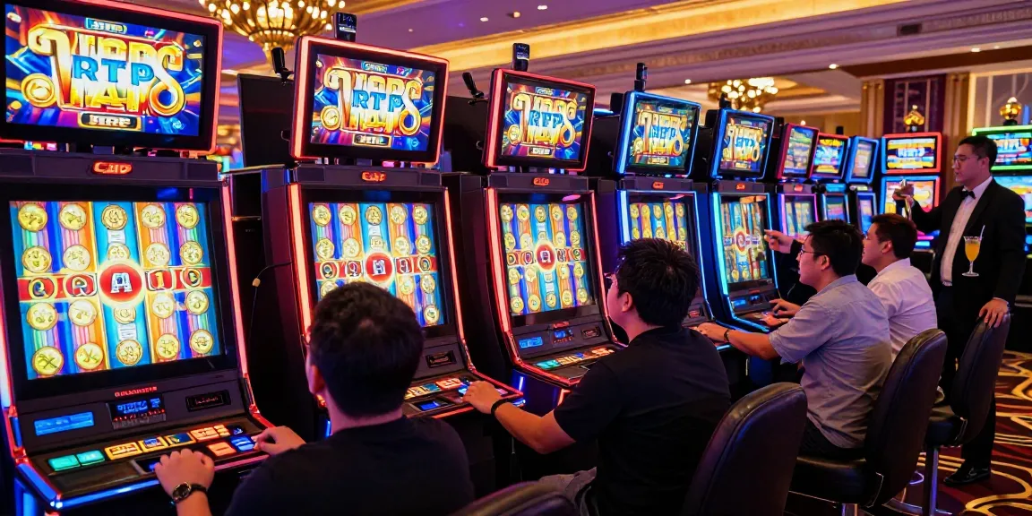 Pengalaman bermain slot gacor di kasino dengan pemain terlibat dan suasana ceria.
