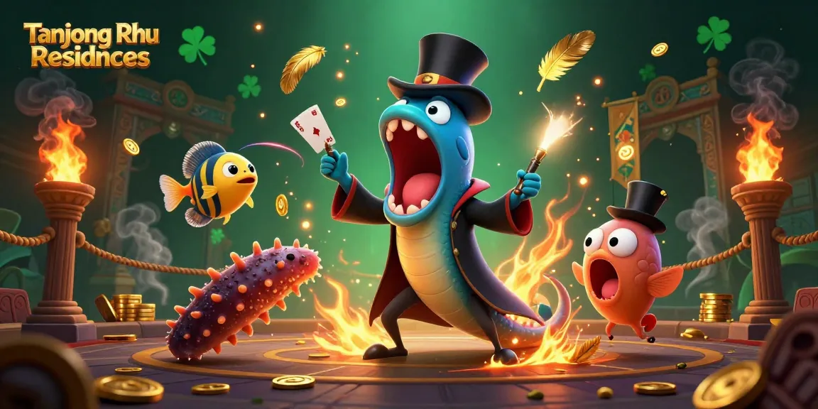 Tanjong Rhu Residences menjanjikan kesenangan dalam iklan kasino dengan penampilan unik ikan dalam karya seni 3D.