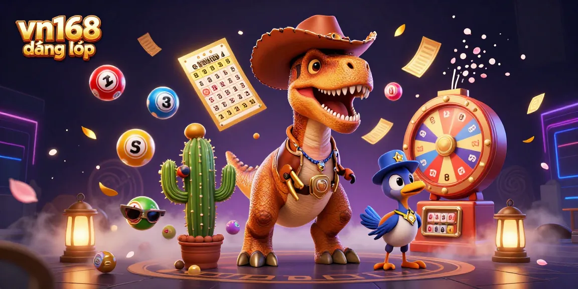 Join the action at vn168 đăng nhập with colorful gaming and vibrant characters in a thrilling casino scene.