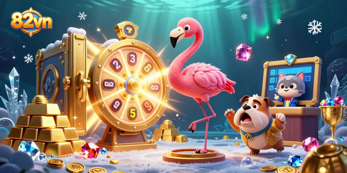 Engage with the vibrant 82vn casino experience as contestants cheer and prizes abound in a dazzling 3D setting.