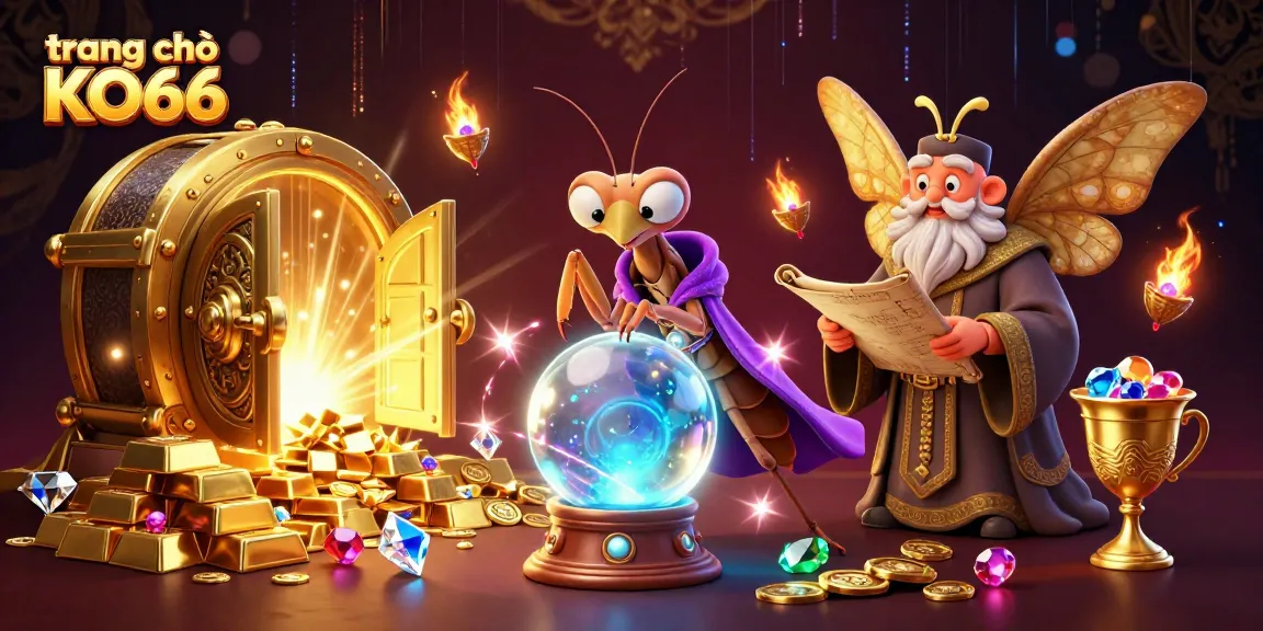 Experience the thrilling world of trang chủ KO66 with iconic gambling characters and dynamic game elements.