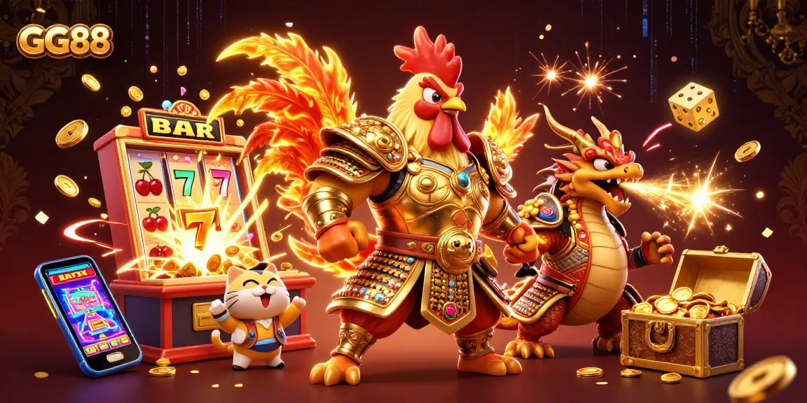 Experience winning thrills with GG88's dynamic casino adventure featuring warriors and jackpots.
