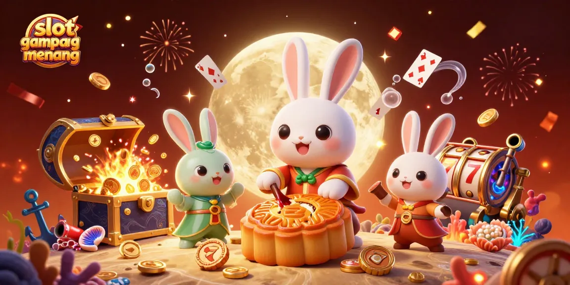 Engage in thrilling gameplay with slot gacor gampang menang, featuring a dynamic casino scene with animated characters.