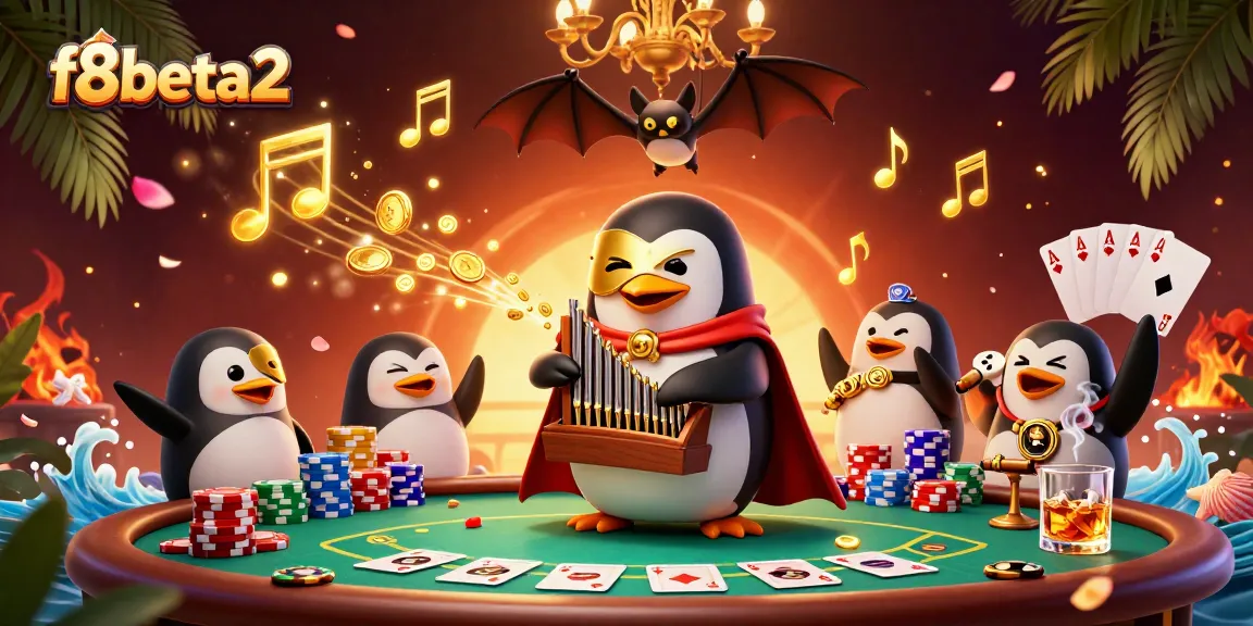 Experience winning strategies at f8beta2 with a vibrant casino scene featuring dynamic characters and game elements.